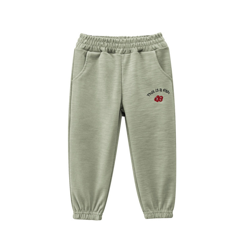 Tailstock Special Price Clear Cabin Children's Clothing 2022 Spring New Korean Version Children Pants Leka Cotton Mill Fur Young Children Long Pants