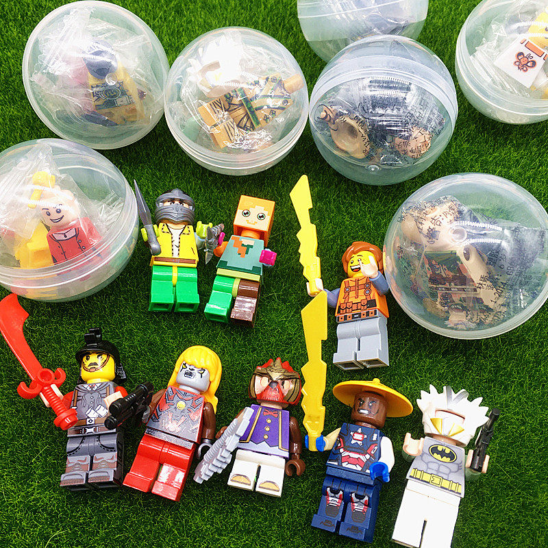 No. 50 twisted egg ball twisted egg assembled toy building blocks children's puzzle fun egg intelligence dinosaur egg Ultraman baby