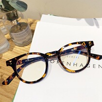 Retro round frame tortoise color reading glasses female fashion high clear young radiation protection anti-fatigue male resin vision mirror