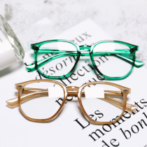 Fashion ultra-light Big Frame face small presbyopia glasses for men and women HD literature anti-radiation anti-fatigue resin old vision glasses