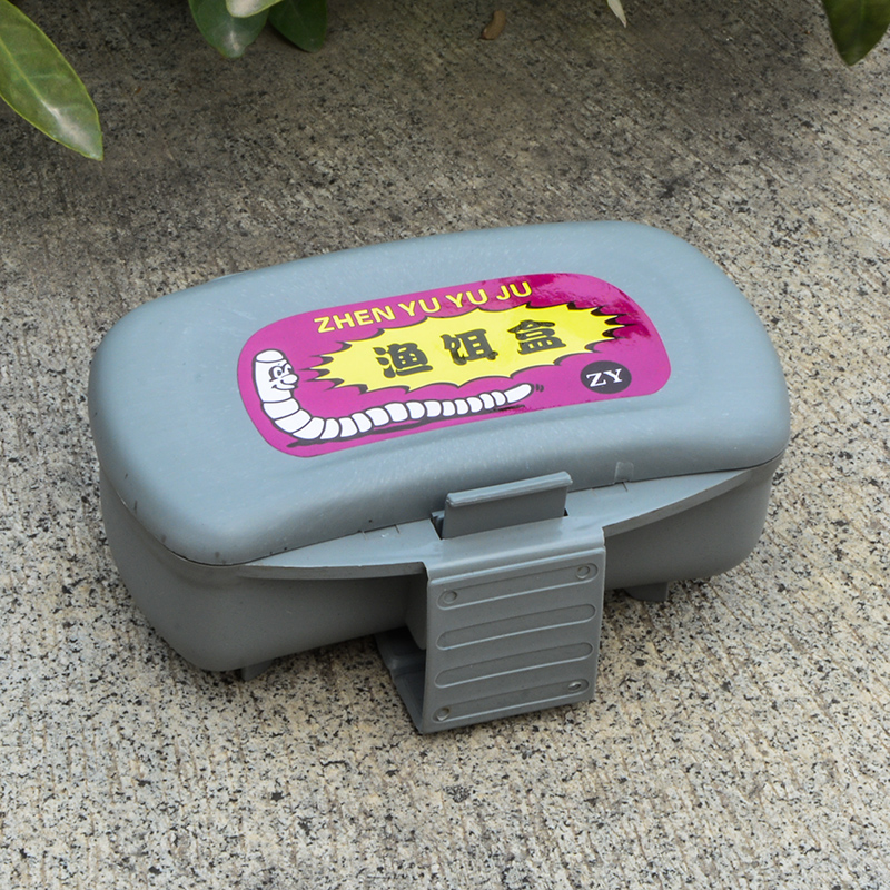 Fishing Workshop Fish Bait Case Bait Case Red Green Worm Box Earthworms Box Sand Silkworm Box Square Poo with sand silkworm Worms Bait