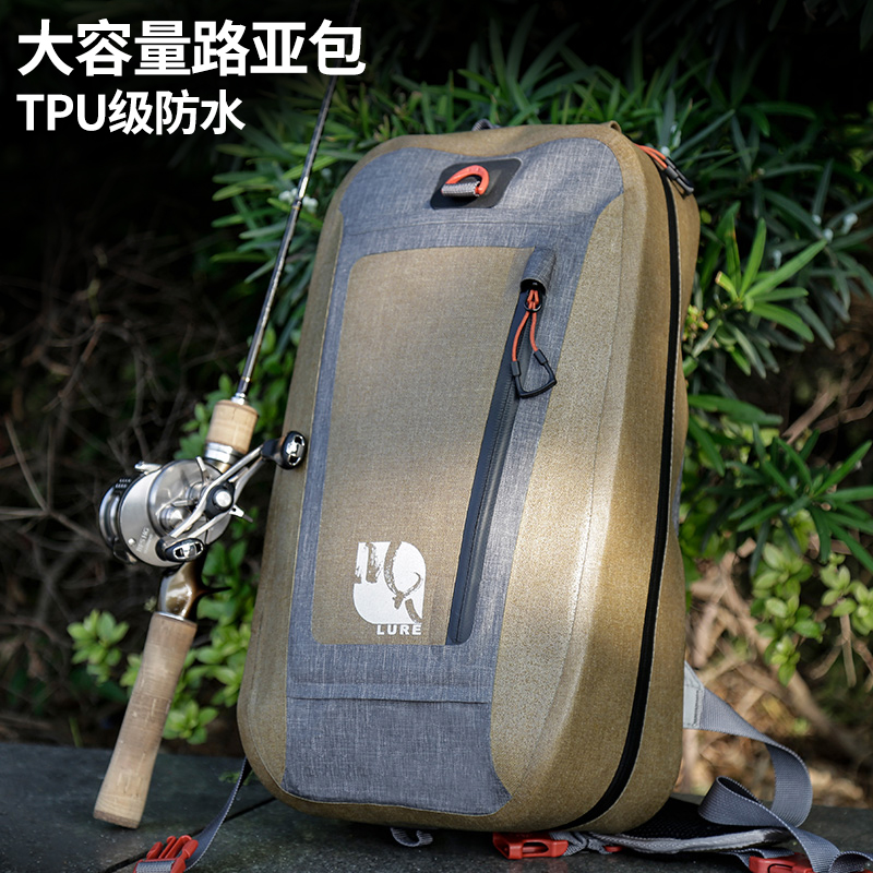 Whistler Creek Fun Lujah Bag Multifunction BAG INCLINED SATCHEL BAG SINGLE SHOULDER BAG OUTDOOR WATERPROOF FISHING ACCESSORIES BAG LARGE CAPACITY