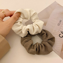 Large Intestine Hair Circles Women Advanced Senses Autumn Winter Simple ins Han Department Temperament Zhair Tie Horsetail Winter Hair Rope Head Rope