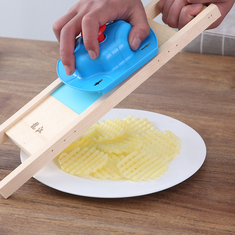 Potato grid slicer grater artifact potato net flower potato grid wipe Longjiang grid wipe potato knife vegetable and fruit modeling tool