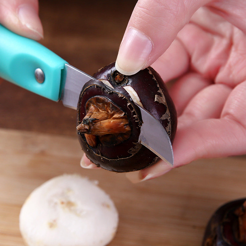 Horseshoe special peeling knife Multi-functional fruit scraping peeler with horseshoe to hit leather shabby horse hooded water chestnut paring machine