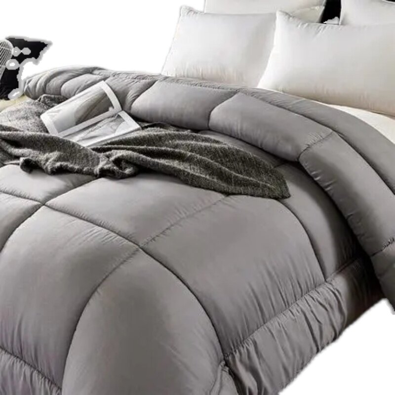 Winter thickened double-core antibacterial polyester fiber small black for winter quilt