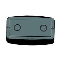 License plate recognition intelligent barrier anti-smashing infrared detector anti-smashing pedestrian passage gate vehicle detector infrared reflection