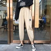 Phiên bản Hàn Quốc của phong cách Harajuku lỏng bf chùm chân quần âu nữ mùa thu 2018 mới retro quần harem hoang dã quần nữ