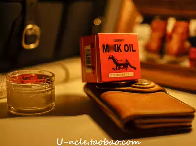 Japan COLUMBUS COLUMBUS mink oil yellow wolf cream shoe wax colorless maintenance moisturizing wallet leather shoe oil