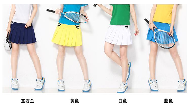 Váy ngắn tennis váy nữ mùa hè AA gió cầu lông váy thể thao hoang dã váy quần xếp li váy chống ánh sáng váy quần thể dục váy bộ quần áo thể thao nữ