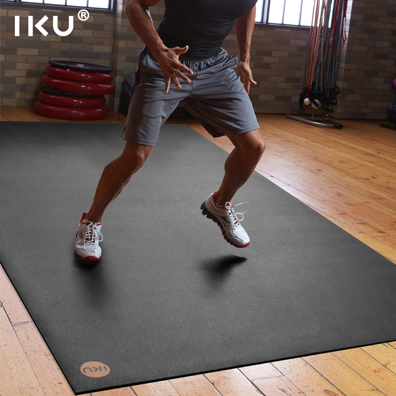 IKU High Density PVC Yoga Mat Family Anti-Slide Fitness Hop Gap Healing and Widen Sound Insulation Machine