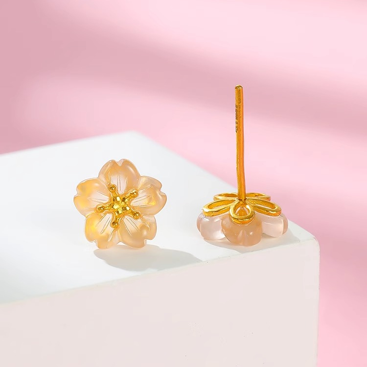 24K 24金　桃 花 腕輪を開きます 足金999刻印入りA 24K 24金 蓮花 無事 牌 足金999刻印入り - メルカリ