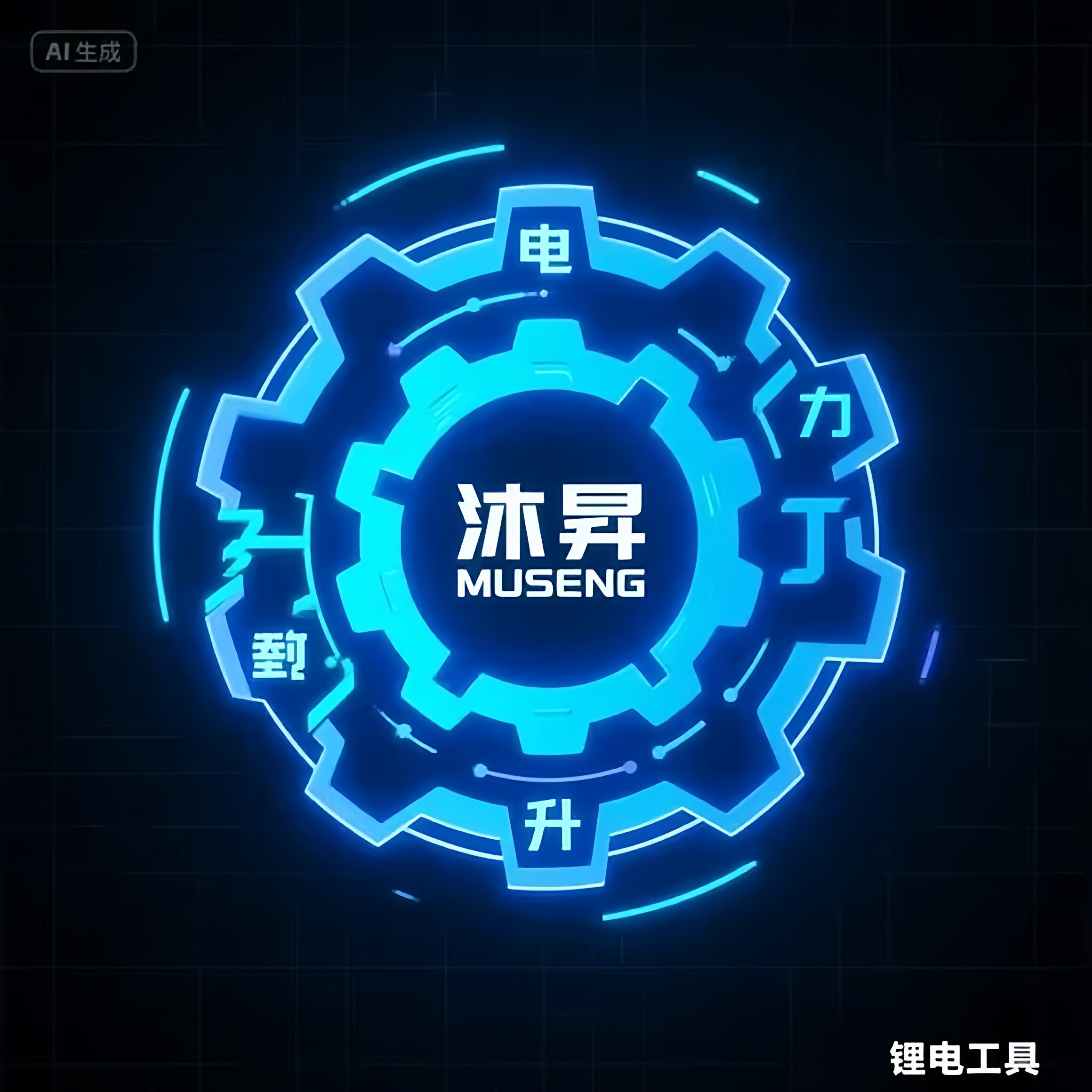 沐昇锂电工具的LOGO