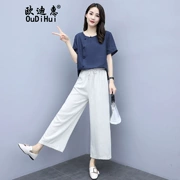 Quần áo Lucy Randy Midan Wei Ou Dihui Chất liệu cotton và vải lanh nữ 2019 hè mới quần âu quần áo nữ - Quần áo ngoài trời