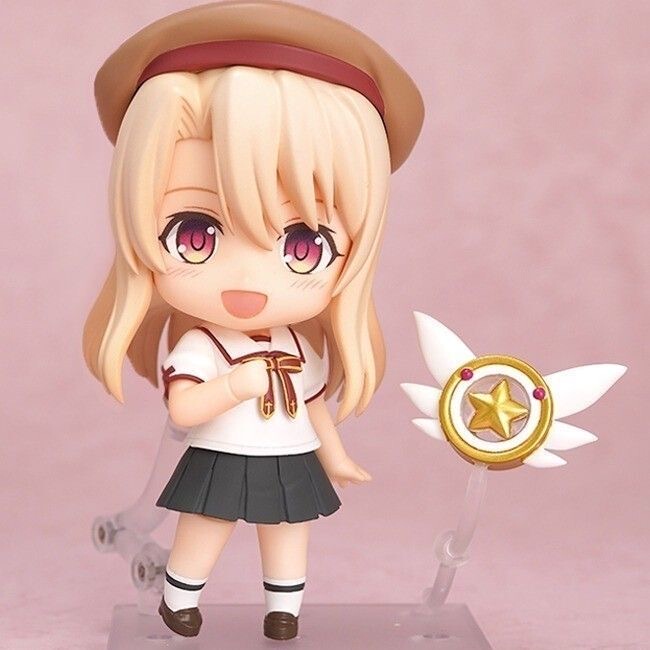 Q-Version Movable Face-Changing Nendoroid Figure 2758 Illya Magic School Uniform Anonymous Girl Figure