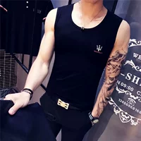 Mùa hè hai sợi đồ lót vest nam bụi bẩn hai thể thao bó sát còng mồ hôi đào tạo chạy không dấu vết áo thể dục
