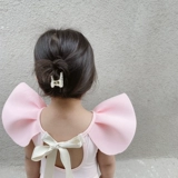 Вместительный и большой розовый брендовый купальник для девочек