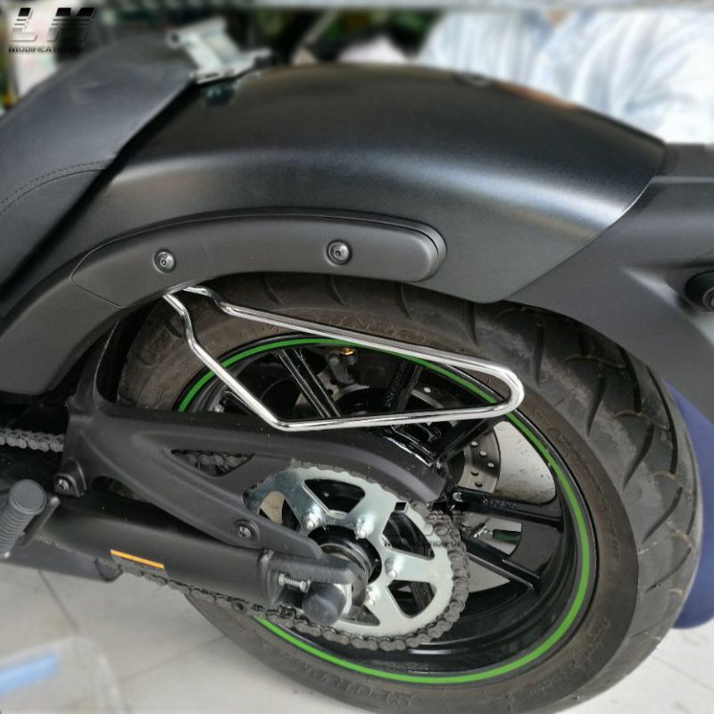 Locomotive side package bracket Harley locomotive converted general side bag side bag wrapper container container 883 shelves black