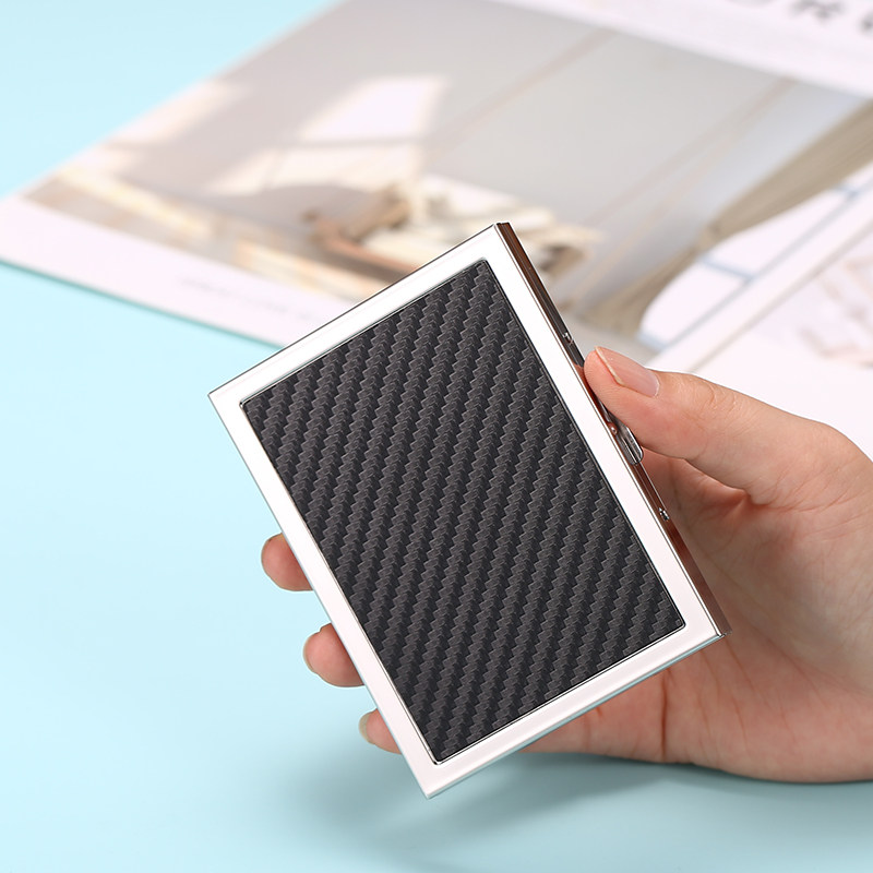 Maduro stainless steel cigarette case ultra-thin men's gift personality creative cigarette case lettering business gift customization