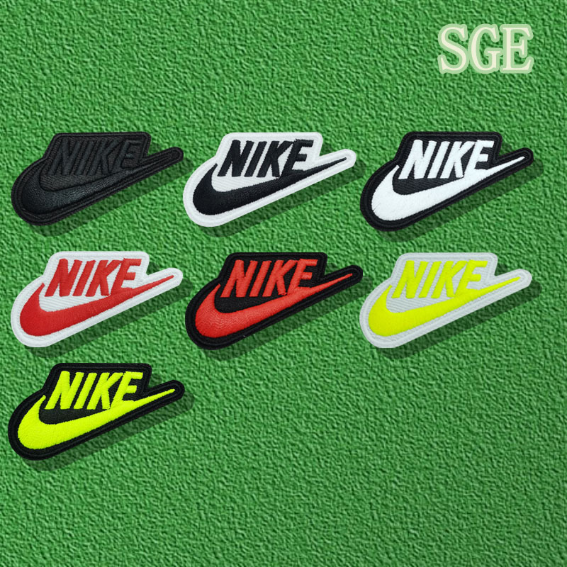Sports Clothing Nike Embroidery Patches for Repairing Holes in Clothes and Sewing down Jackets