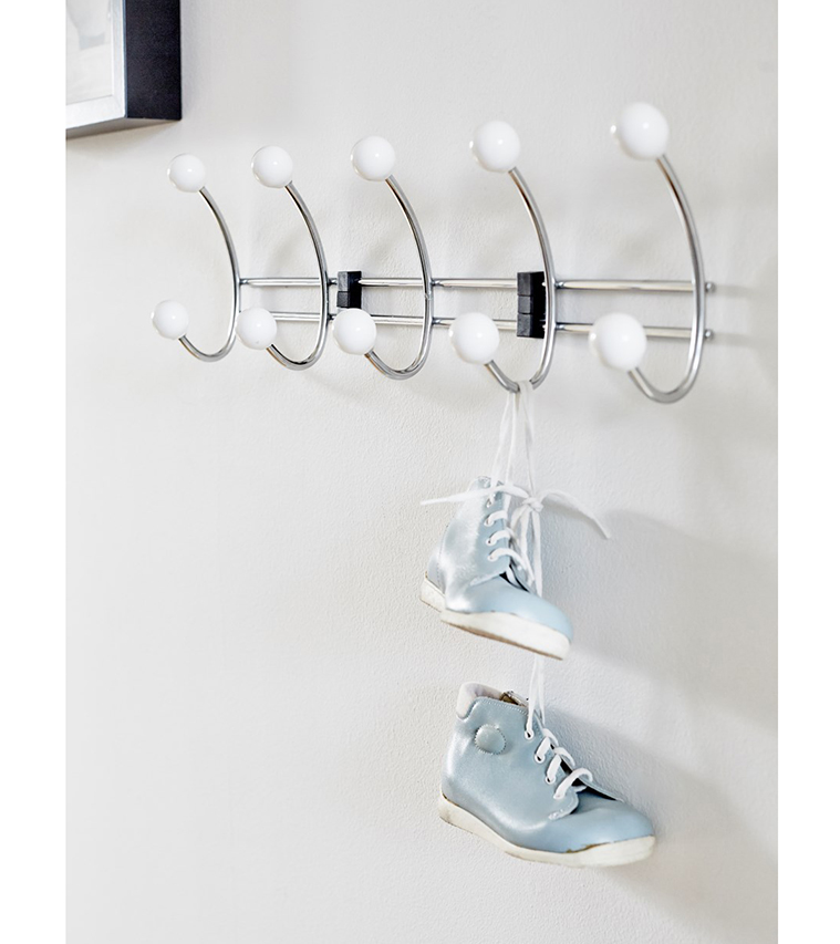 Creative color candy color round beads Entrance door hanger wall hanging coat hook Wall decorative hook