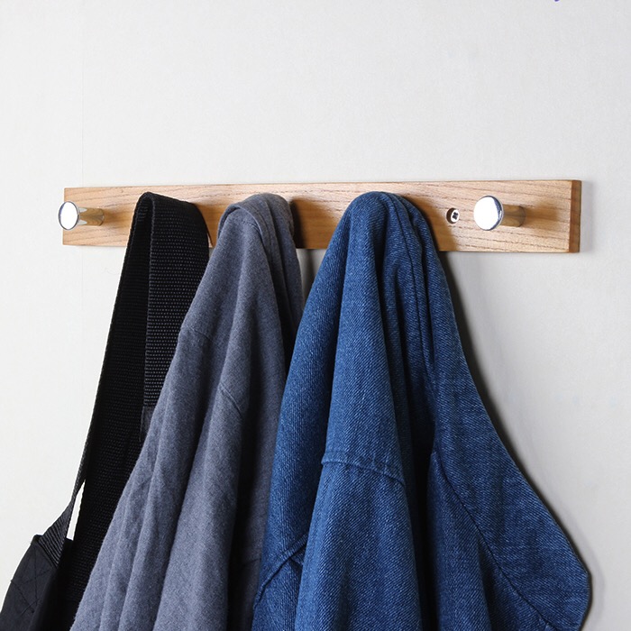 Nordic Fields Garden Creative Wooden Hanging Clothes Hook Doorway Key Hooks Wall Cloister Wall Wall-mounted Wall Decoration