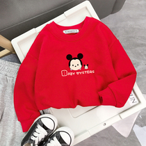 Childrens clothes 2021 autumn early autumn childrens clothes Girl tops Korean version of the Tide brand base shirt Net red clothes