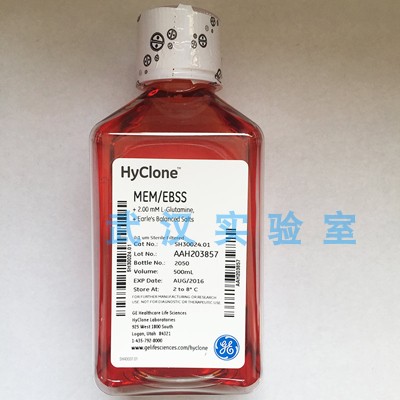 液体培养基&alpha;-MEM阿尔法500ml海可隆SH30024.01Hyclone MEM/EBSS