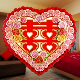 Вход в дверной дверной дверной дверной дверь, свадьба, свадебная украшение, планировку свадебной комнаты, 囍 囍 на двери двери специального сообщества