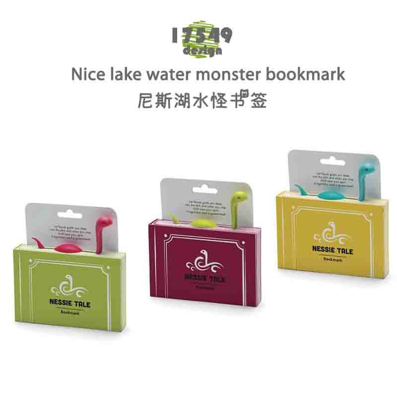 Creative Nice Lake Water Monster Dinosaur Crocodile River Mabookmark 3D Solid Animal Colorful Children's Book Sign Paginated Clips