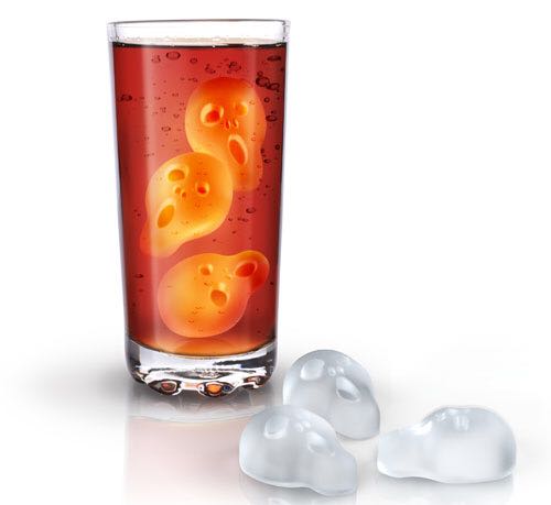 Fred design ice-making grid cry) ghost head scream ice gg Ice Screams chocolate molds