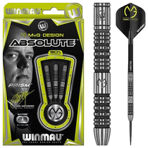 WINMAU Van Gerwen Absolute Series Straight Drum Type Hard Tungsten Steel Darts Professional Competition Soft Dart