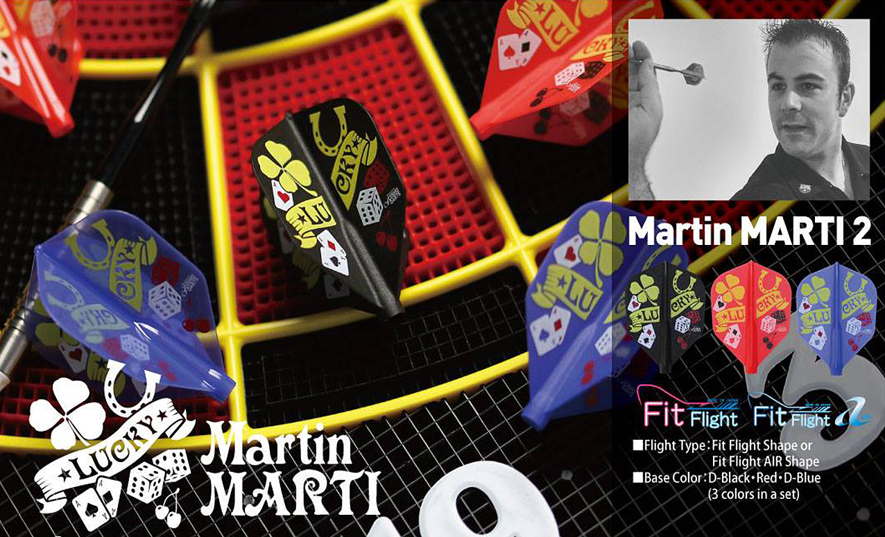 Fit Flight Martin Marti 2 Darts Tail Shape L3 Dart Leaves 