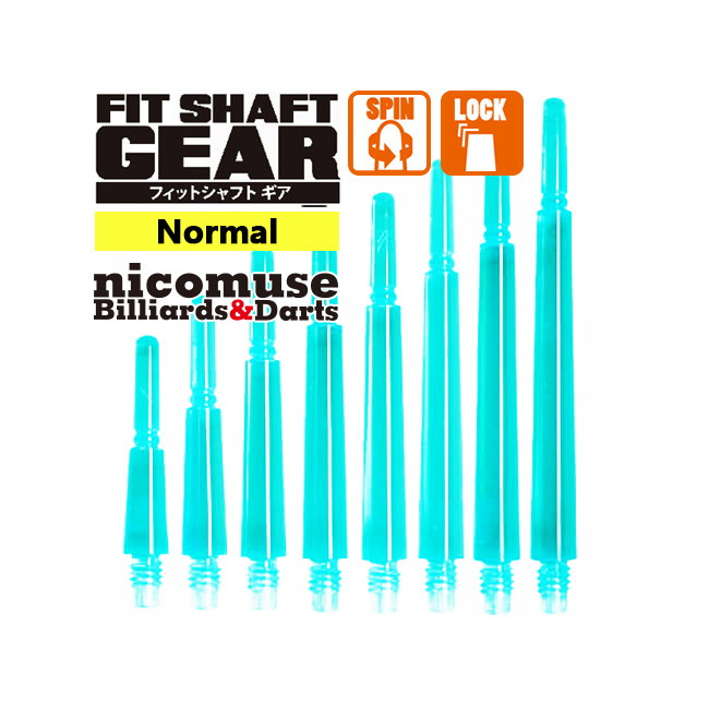FIT SHAFT GEAR BÌNH THƯỜNG Lakeblue Lake Blue Nhựa Dart Rod Tự khóa - Darts / Table football / Giải trí trong nhà bảng ném phi tiêu