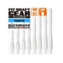 FIT SHAFT GEAR HYBRID WHITE Thanh nhựa màu trắng Thanh quay / Tự khóa - Darts / Table football / Giải trí trong nhà bảng phi tiêu