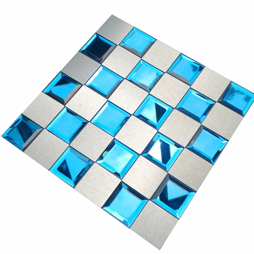 Стеклянная мозаика, самоклеющаяся касса на стену, зеркальный эффект