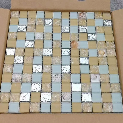 Хрустальная стеклянная раковина мозаичная плитка телевизор Фон Стена Кассир канал канал ванная комната ванная комната