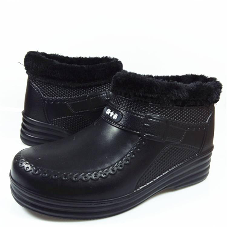 Giày cotton mùa đông không thấm nước cộng với giày nhung nam bằng nhung mang giày thường giày bảo hộ tốt nhất
