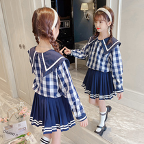 jk uniform skirt elementary school childrens genuine fall girl ik group dresses uk kardink full set childrens autumn money gk suit
