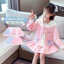 jk uniform skirt elementary school childrens genuine fall girl ik group dresses uk kardink full set childrens autumn money gk suit