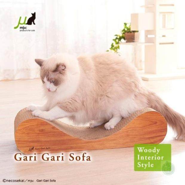 Cat World wear-resistant corrugated paper cat scratching board is not easy to drop crumbs cat toy cat pillow cat bed sofa-shaped chaise longue
