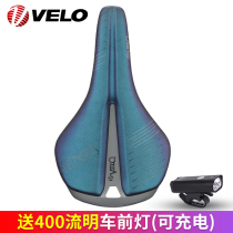 VELO Vile Road Car Cushion Racing Comfort Cushion Lightweight Titanium Bow Short Nose Bike Saddle 1A47