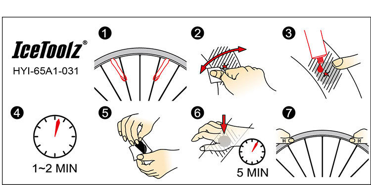 Kit de réparation vélo ICETOOLZ - Ref 2314053 Image 6