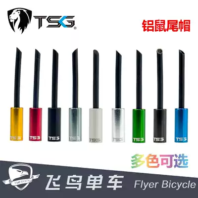 Taiwan TSG mountain bike road car 5mm 4mm aluminum alloy brake variable speed rat tail cap dustproof line pipe cap