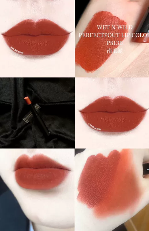 Wet n Wild Wet and Wild Matte lipstick nữ ống nhỏ siêu bền wnw non-mark girl lipstick 785 - Son môi