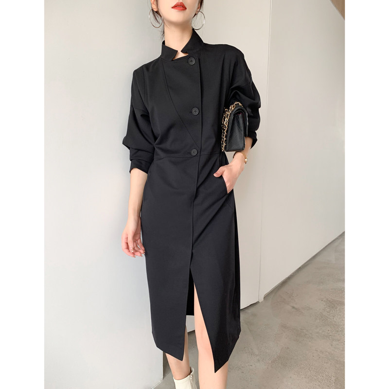 Ma's Jiamin Autumn Winter New Pine Japan washable wool standout Lean Windsuit Style Foreign commuter Career