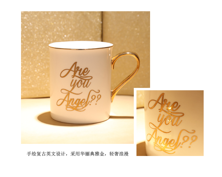 INS rung mạng đỏ với chòm sao thiên thần quỷ cốc cốc xương Trung Quốc với trà rò rỉ cốc quà tặng bình đựng nước đá