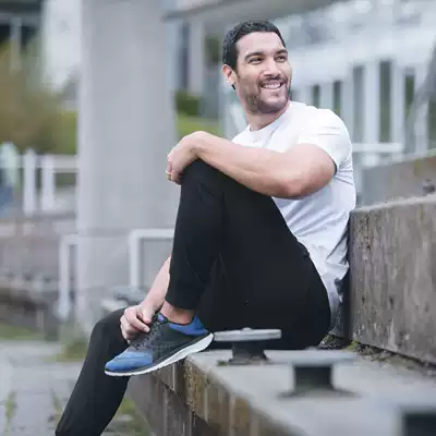 New Canadian men's merino fashion casual trousers jogger pipe pants thick autumn and winter comfort and warmth