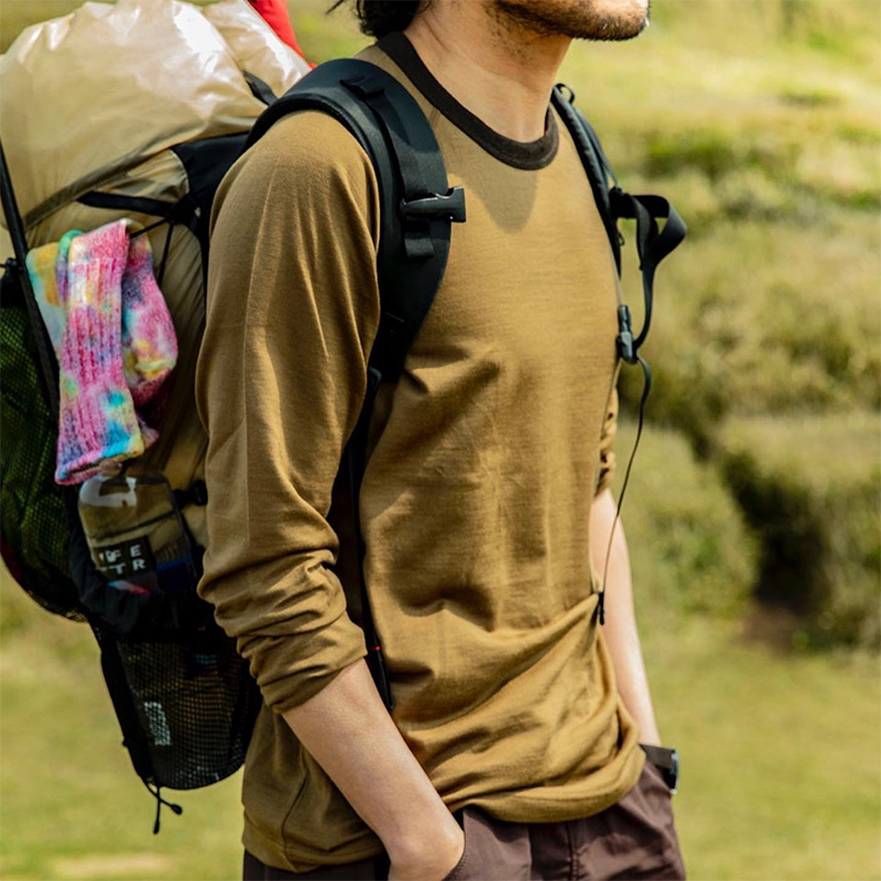 Cross Country Running Strong Dress Recommendation Men's Beautiful Nowool Long Sleeve T-Shirt Thermostatic Warm Speed Dry Sunscreen Outdoor Sport