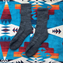 Men and women in the same middle cylinder half gross lap Merlinu wool socks outdoor sports hiking climbing daily commute warmth